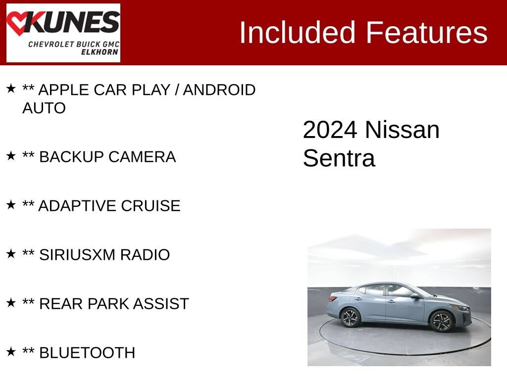 Used 2024 Nissan Sentra SV