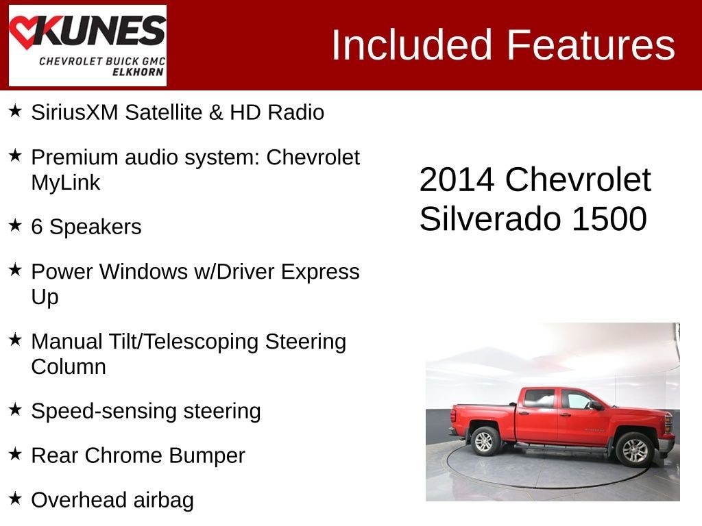 Used 2014 Chevrolet Silverado 1500 LT Truck