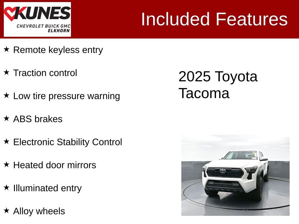 Used 2025 Toyota Tacoma 4WD SR