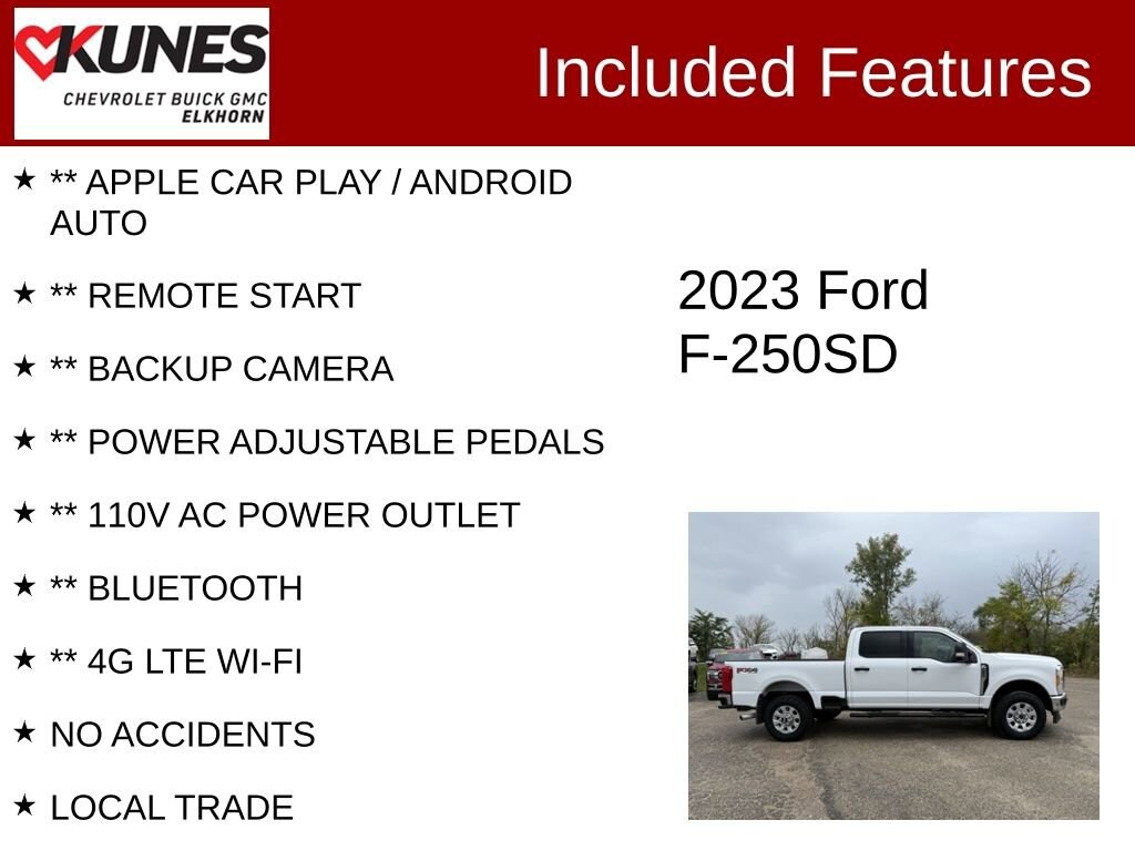 Used 2023 Ford Super Duty F-250 SRW XL