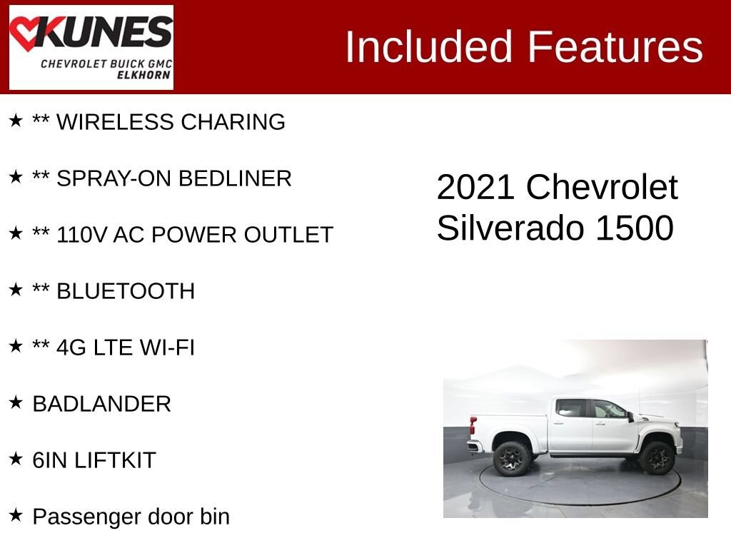 Used 2021 Chevrolet Silverado 1500 RST Truck