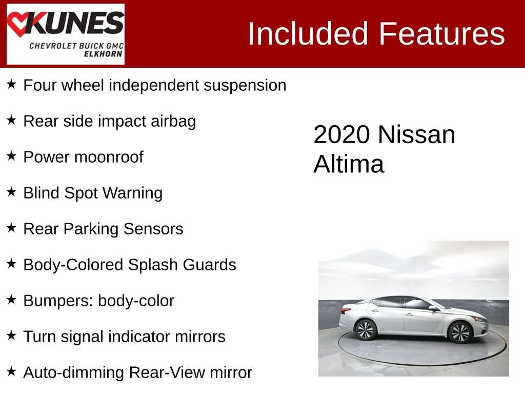 Used 2020 Nissan Altima 2.5 SV