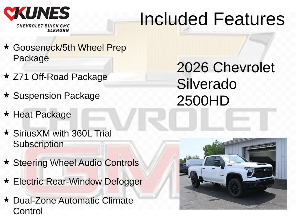 New 2026 Chevrolet Silverado 2500 HD LT Truck