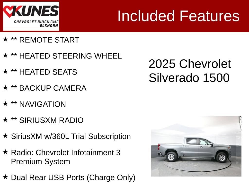 Used 2025 Chevrolet Silverado 1500 LT Truck