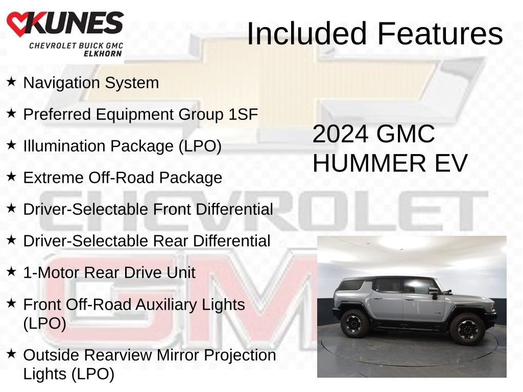New 2024 GMC HUMMER EV SUV 2X SUV