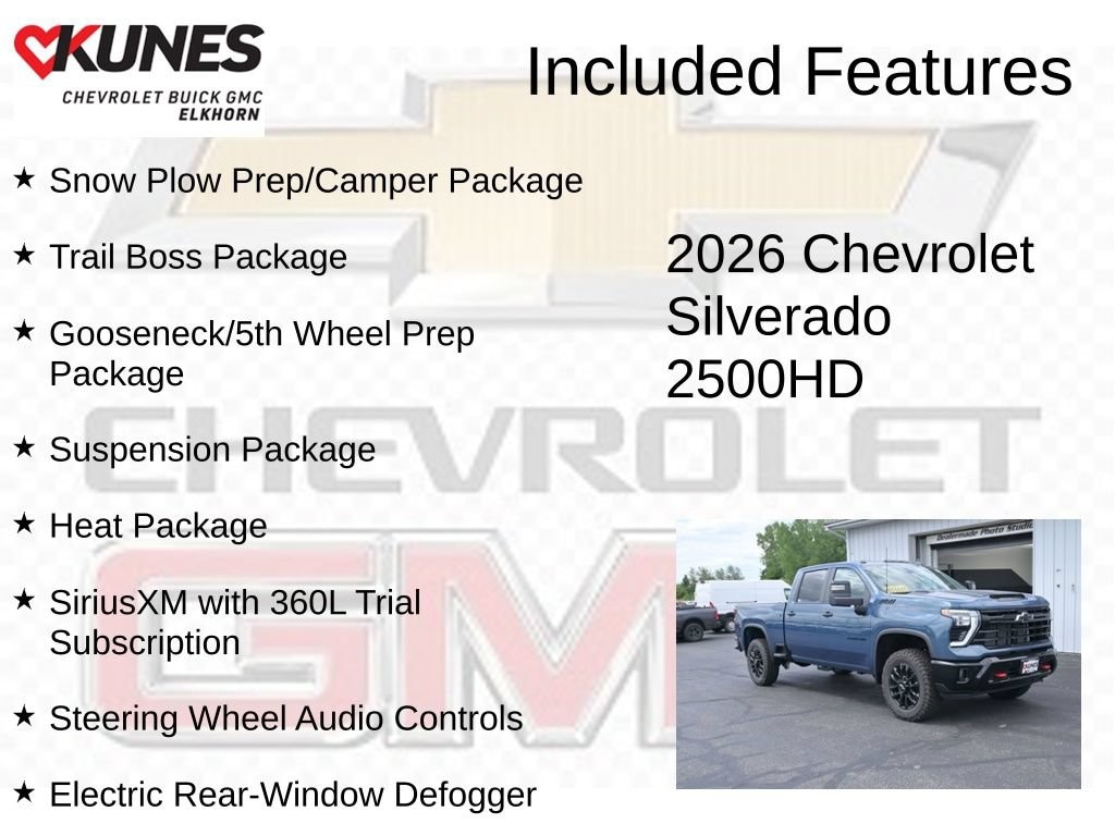 New 2026 Chevrolet Silverado 2500 HD LT Truck