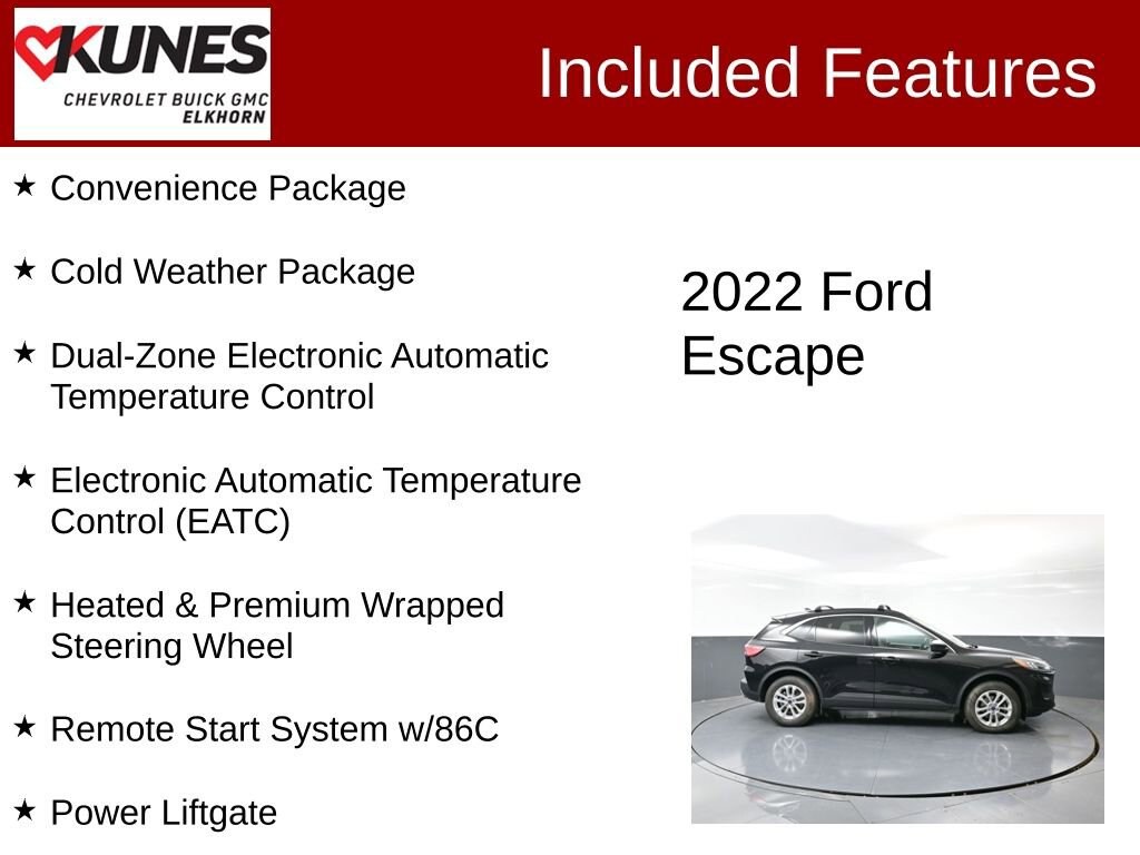 Used 2022 Ford Escape SE