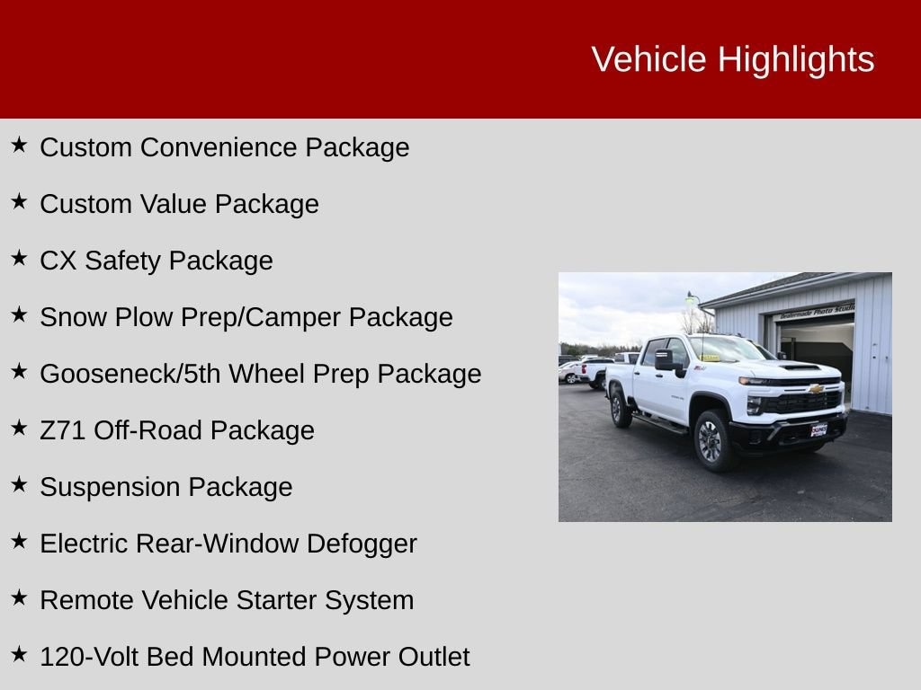 New 2026 Chevrolet Silverado 2500 HD Custom Truck