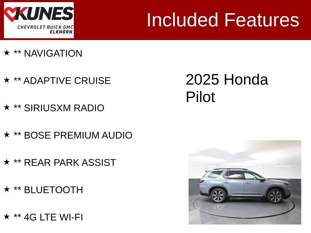 Used 2025 Honda Pilot Elite