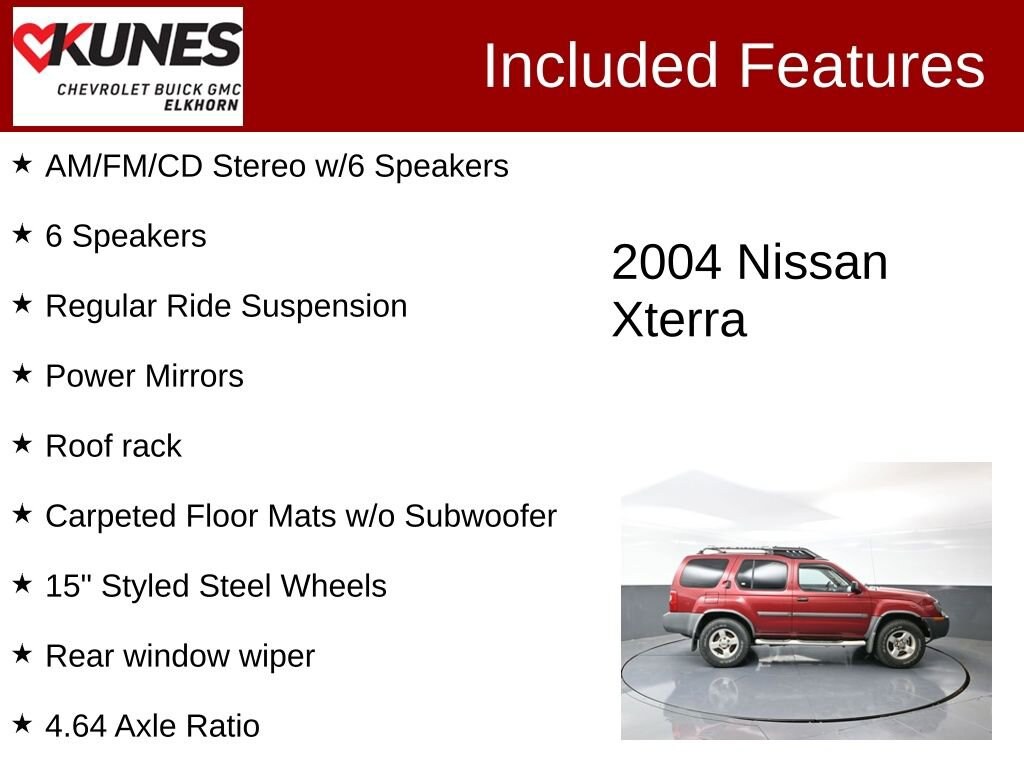 Used 2004 Nissan Xterra XE