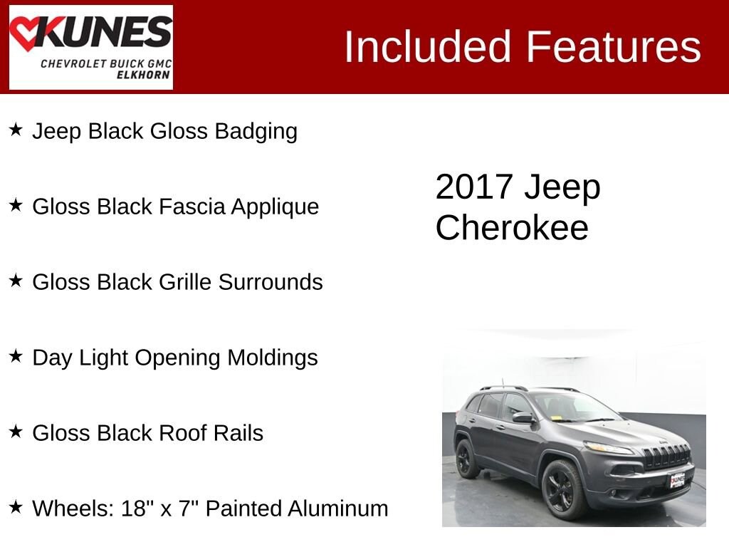 Used 2017 Jeep Cherokee High Altitude