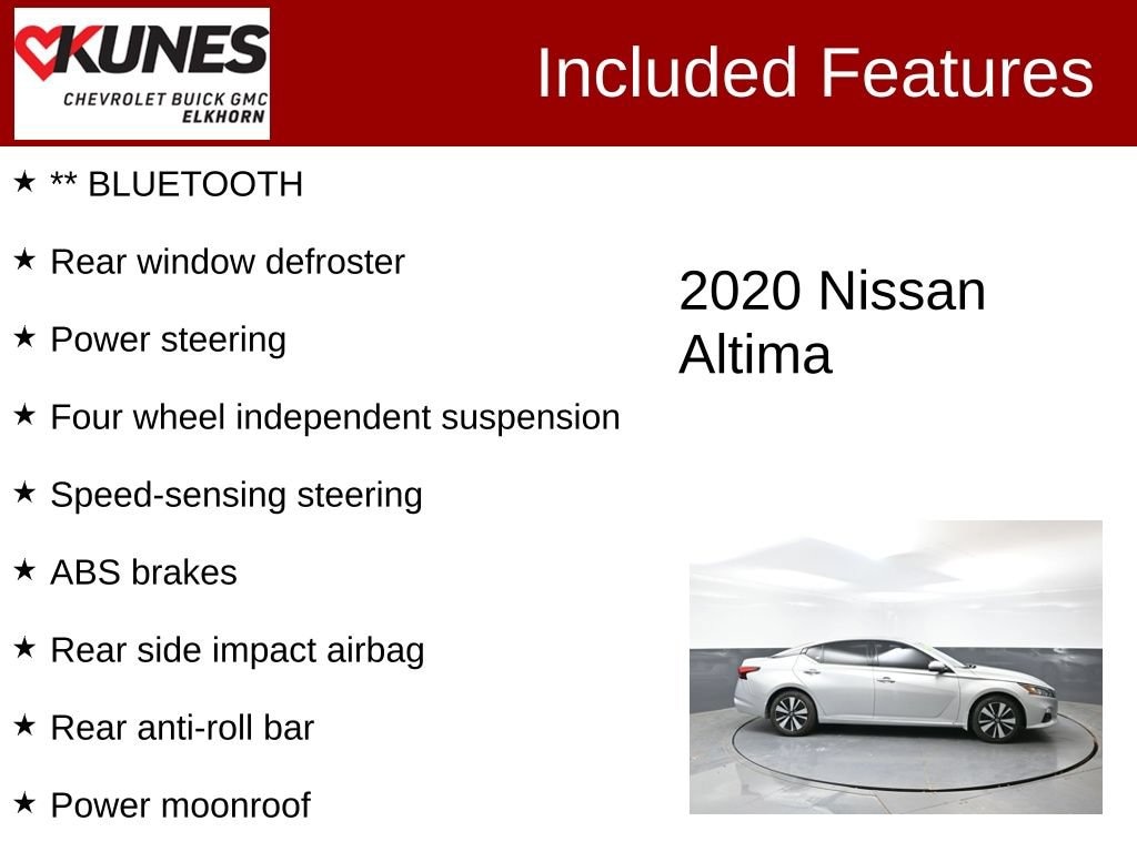 Used 2020 Nissan Altima 2.5 SV