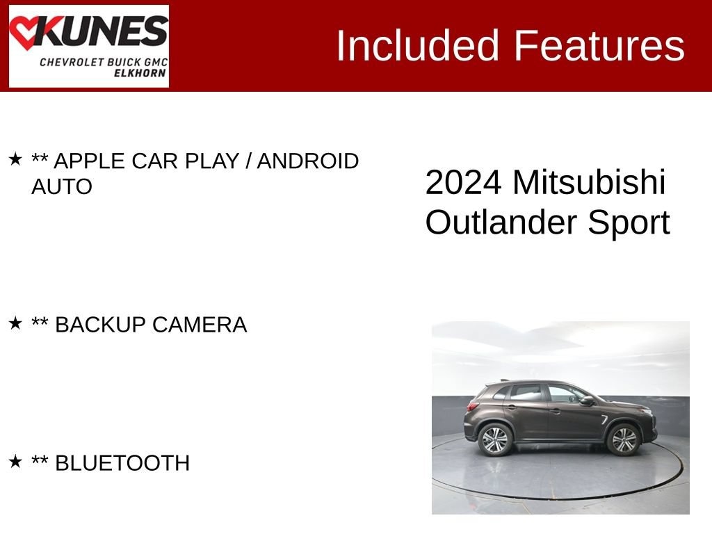 Used 2024 Mitsubishi Outlander Sport S