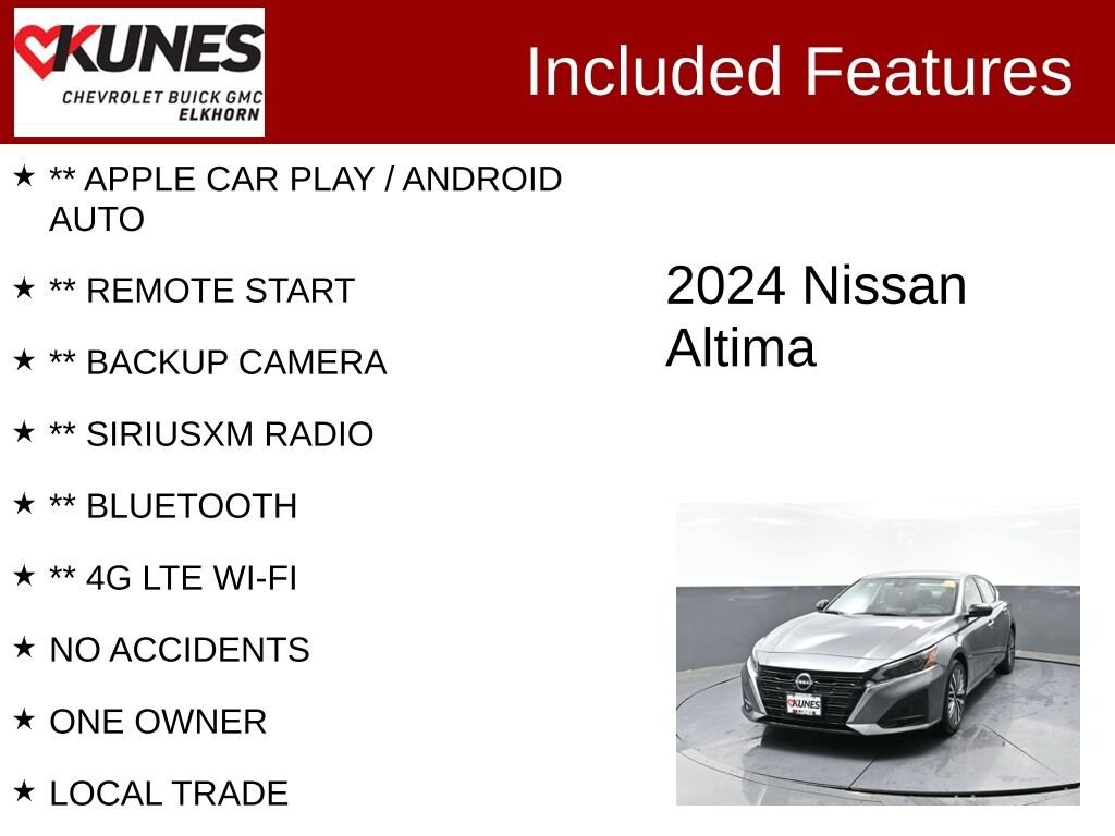 Used 2024 Nissan Altima 2.5 SV