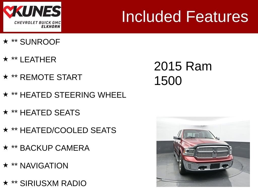 Used 2015 Ram 1500 Laramie