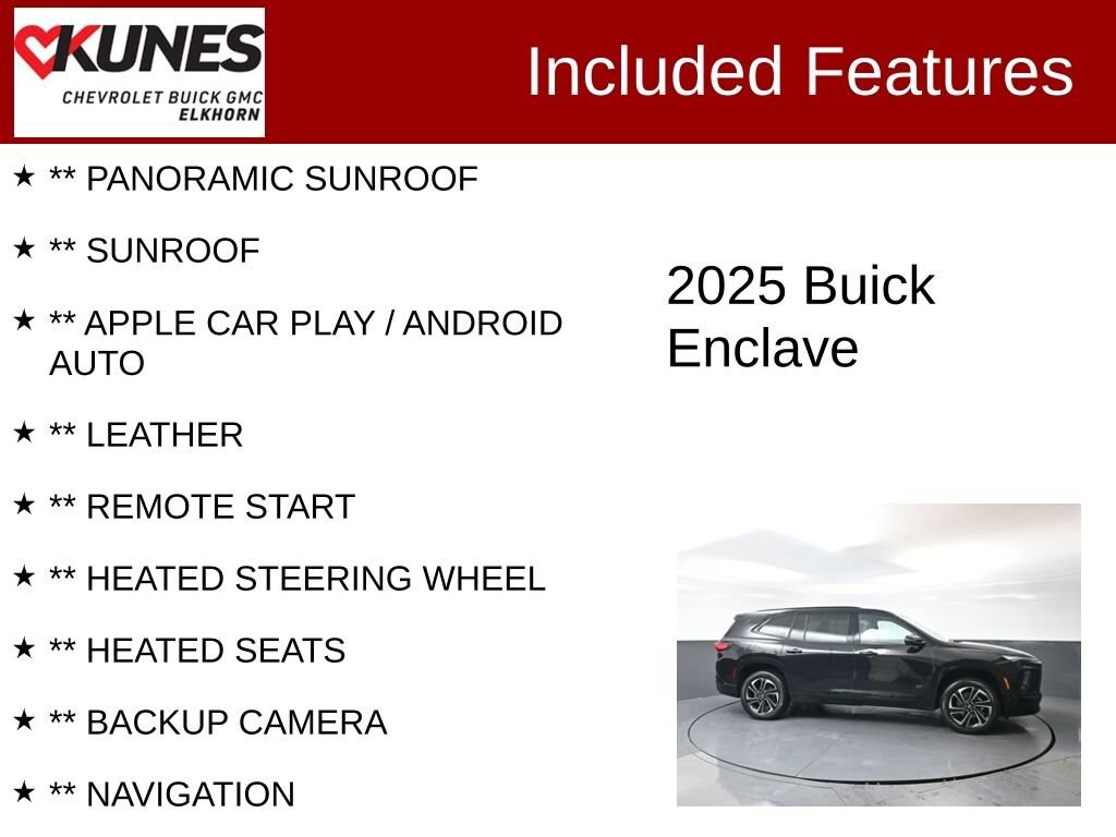 Used 2025 Buick Enclave Sport Touring SUV