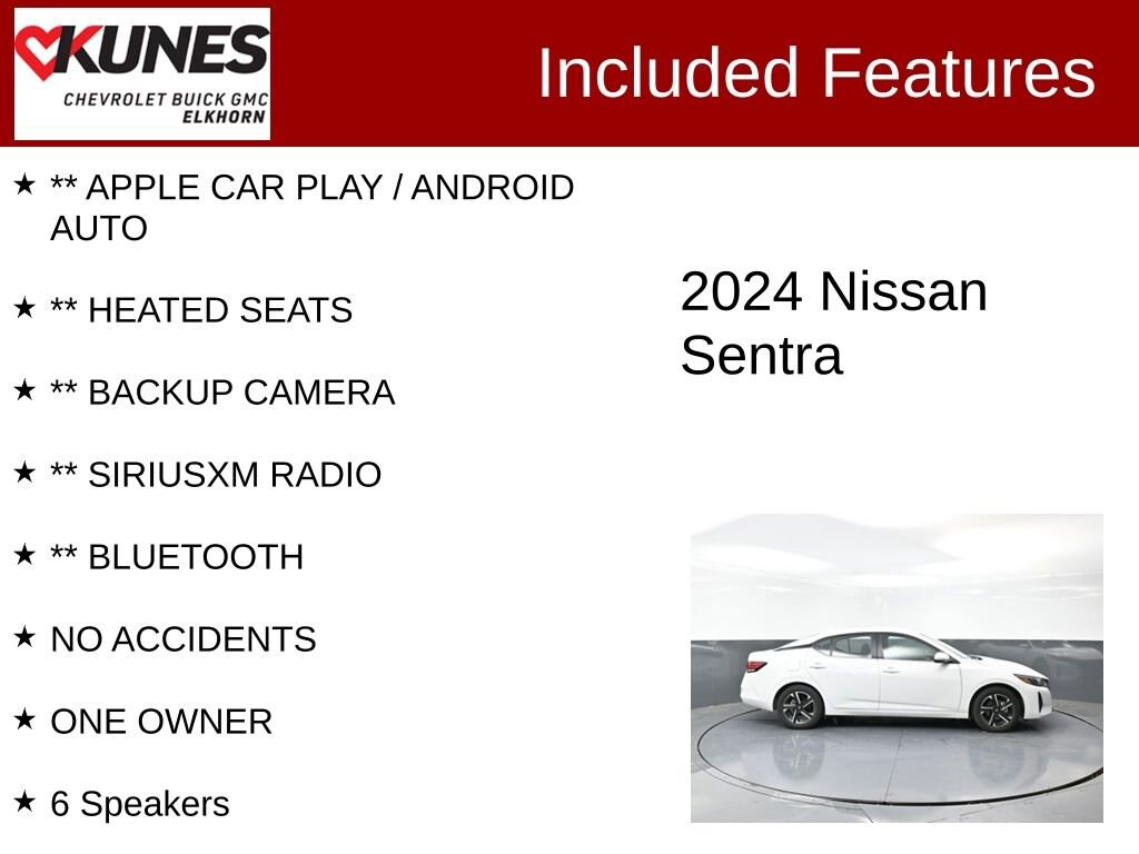 Used 2024 Nissan Sentra SV