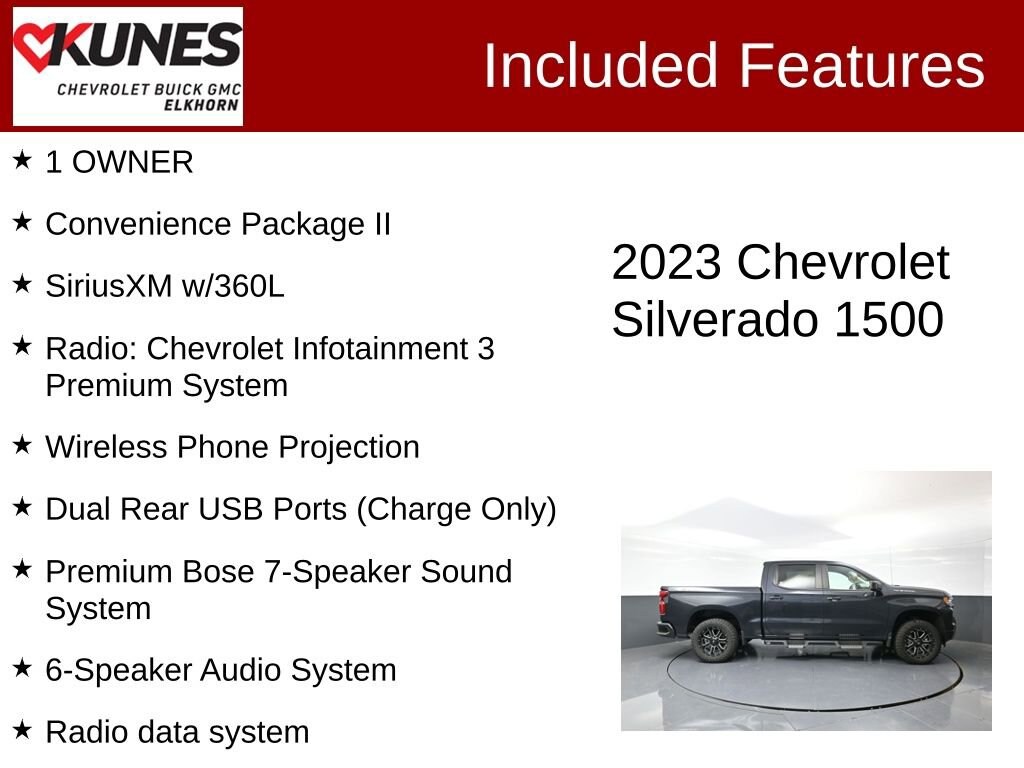 Used 2023 Chevrolet Silverado 1500 RST Truck