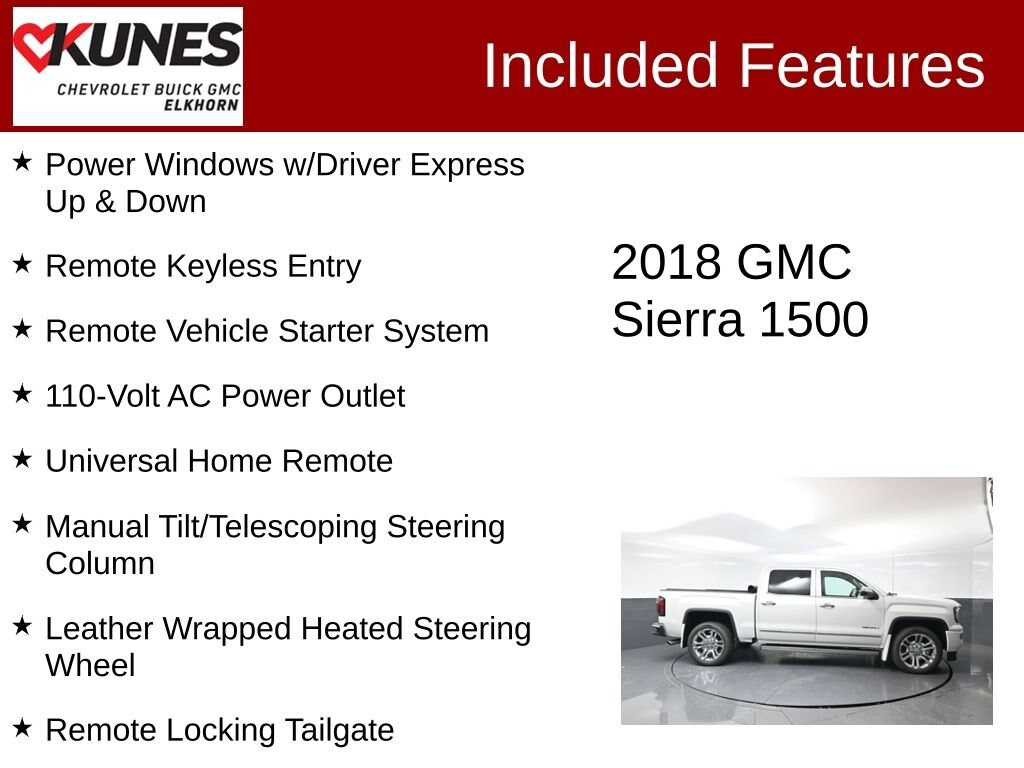 Used 2018 GMC Sierra 1500 Denali Truck