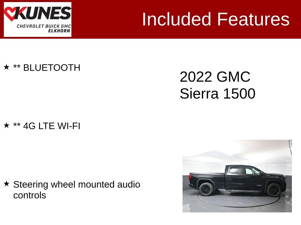 Used 2022 GMC Sierra 1500 Elevation Truck