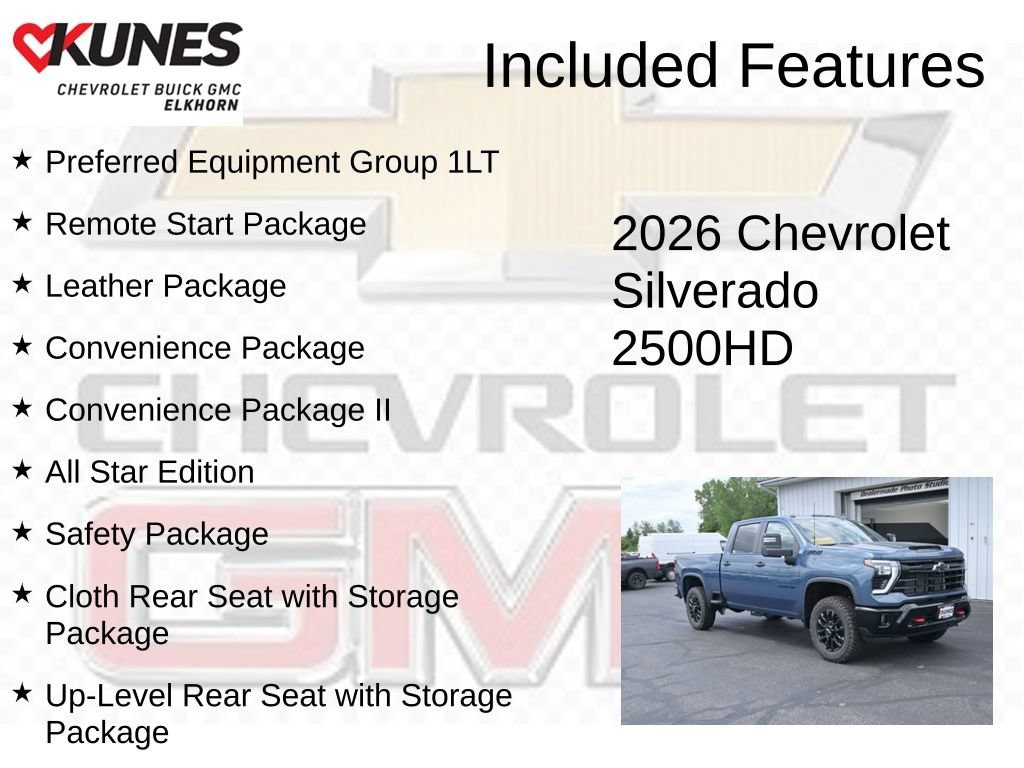 New 2026 Chevrolet Silverado 2500 HD LT Truck