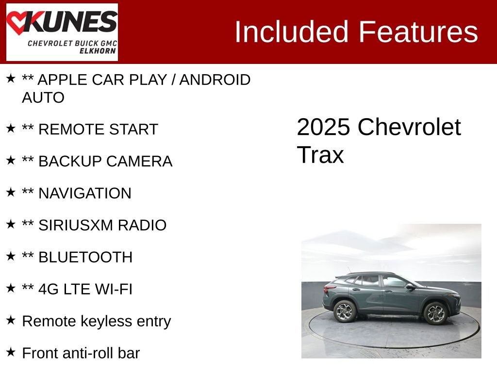 Used 2025 Chevrolet Trax LT SUV