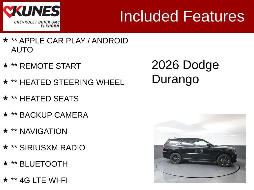 Used 2026 Dodge Durango GT