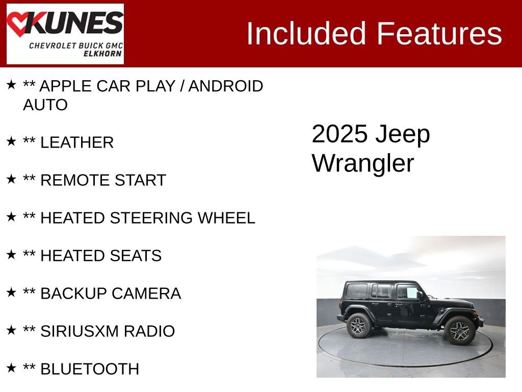 Used 2025 Jeep Wrangler Sahara