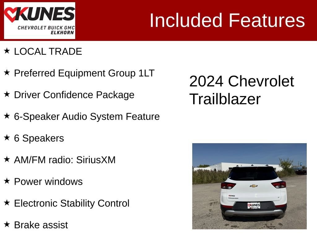 Used 2024 Chevrolet Trailblazer LT SUV