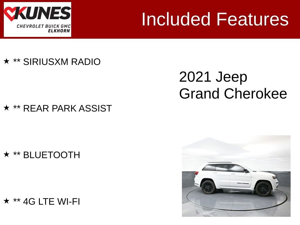 Used 2021 Jeep Grand Cherokee Limited X