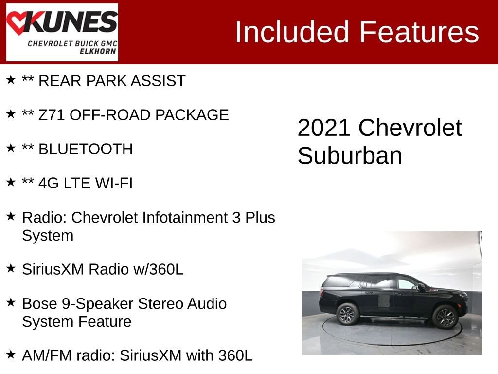 Used 2021 Chevrolet Suburban Z71 SUV