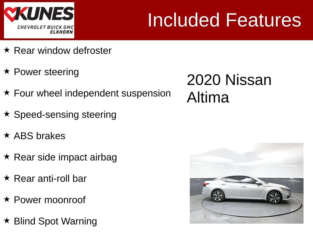 Used 2020 Nissan Altima 2.5 SV