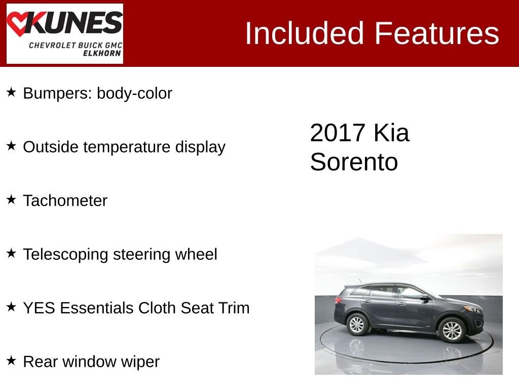Used 2017 Kia Sorento LX