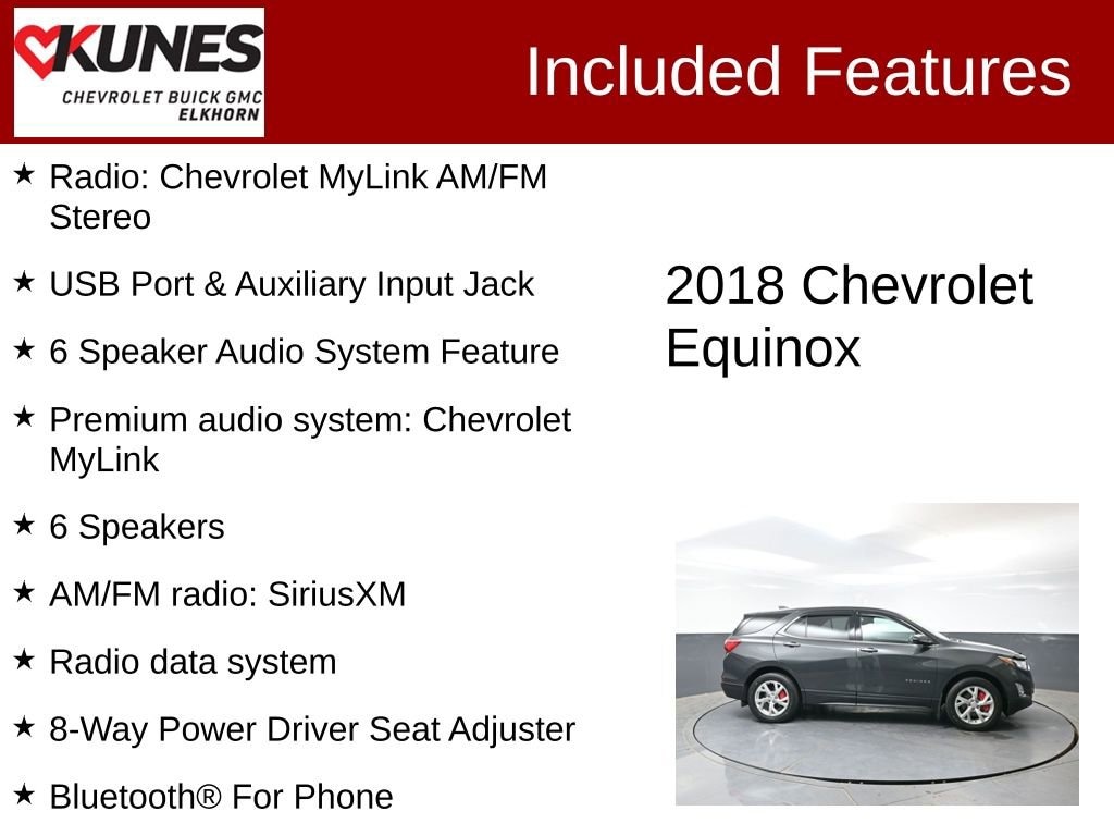 Used 2018 Chevrolet Equinox LT SUV