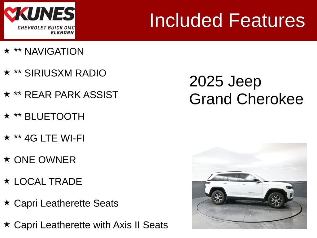 Used 2025 Jeep Grand Cherokee Limited