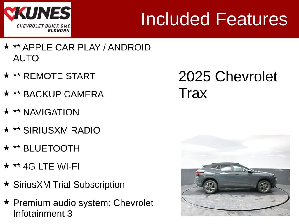 Used 2025 Chevrolet Trax LT SUV