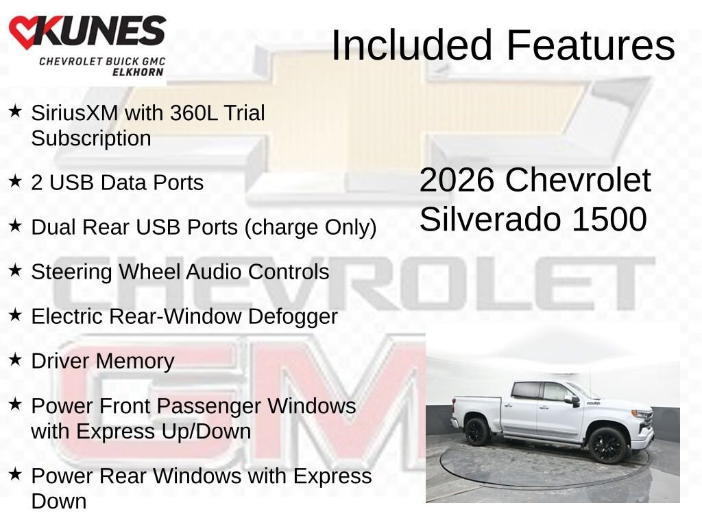 New 2026 Chevrolet Silverado 1500 High Country Truck