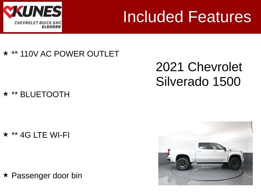 Used 2021 Chevrolet Silverado 1500 RST Truck