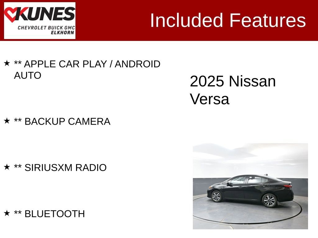 Used 2025 Nissan Versa SV