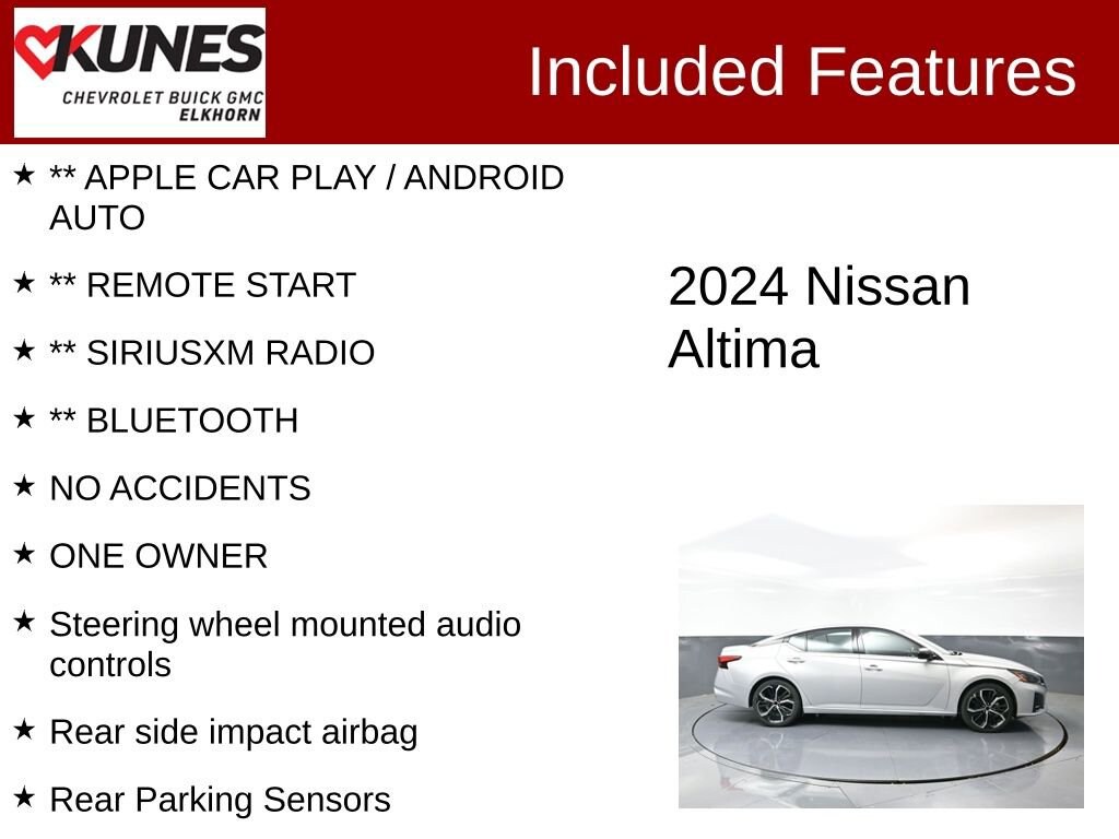 Used 2024 Nissan Altima 2.5 SR