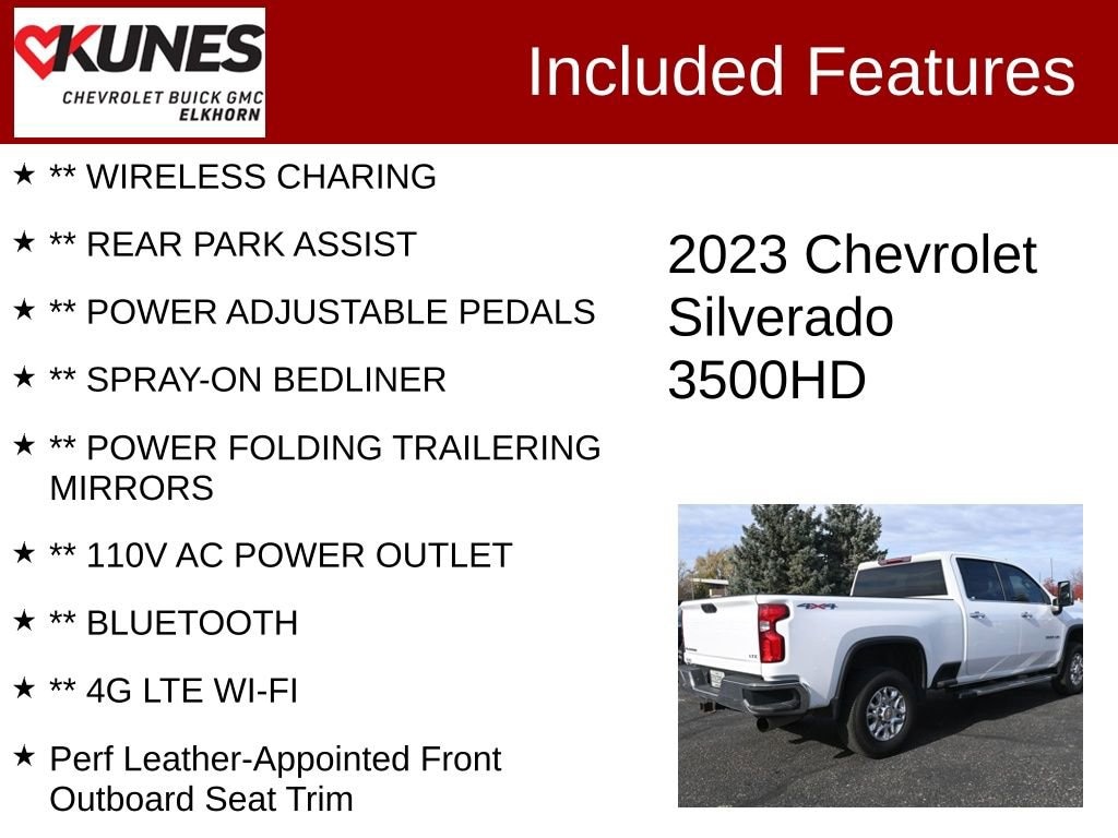 Used 2023 Chevrolet Silverado 3500 HD LTZ Truck