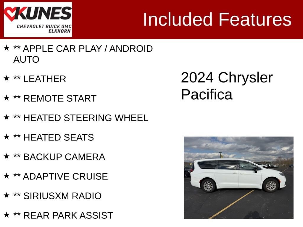 Used 2024 Chrysler Pacifica Touring L