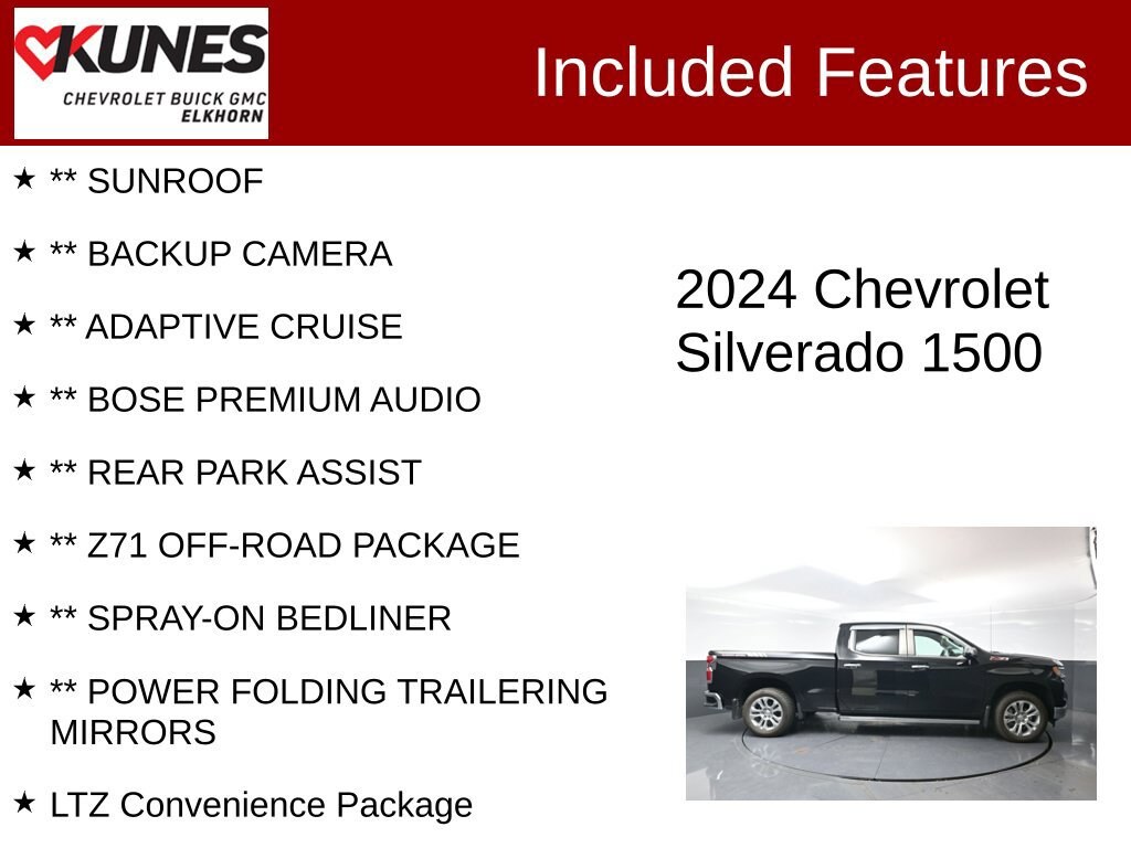 Used 2024 Chevrolet Silverado 1500 LTZ Truck