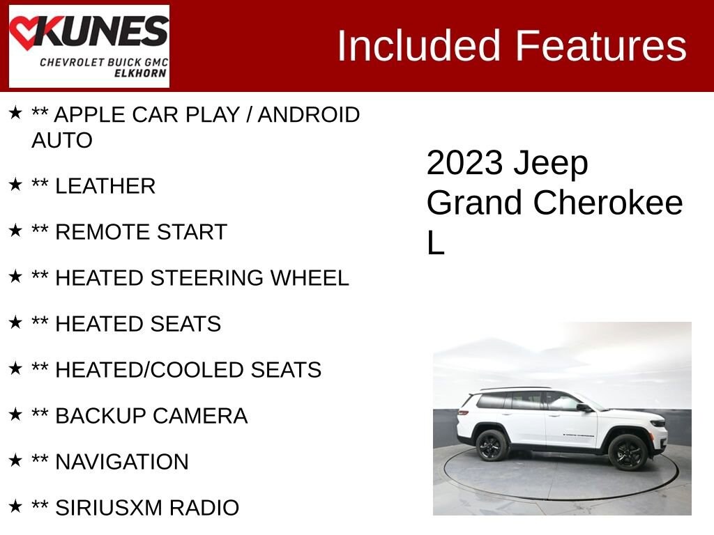 Used 2023 Jeep Grand Cherokee L Limited