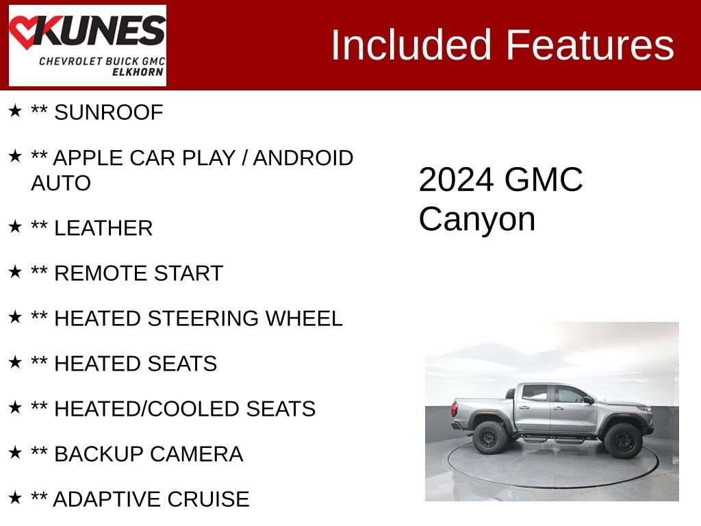 Used 2024 GMC Canyon AT4X Truck
