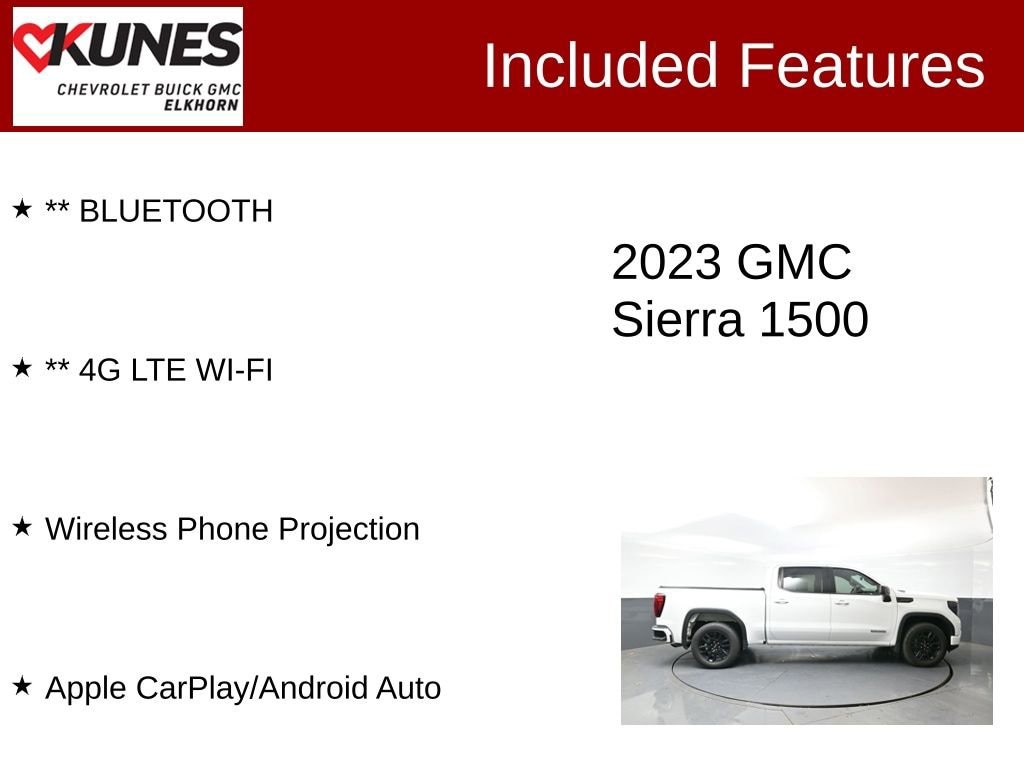 Used 2023 GMC Sierra 1500 Elevation Truck