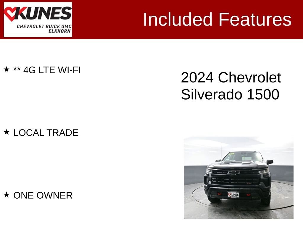 Used 2024 Chevrolet Silverado 1500 LT Trail Boss Truck