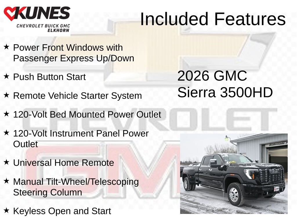 New 2026 GMC Sierra 3500 HD Denali Ultimate DRW Truck