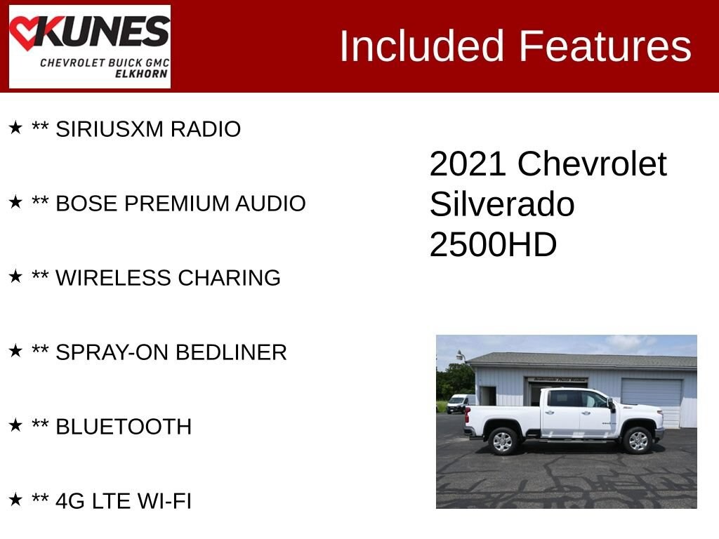 Used 2021 Chevrolet Silverado 2500 HD LTZ Truck