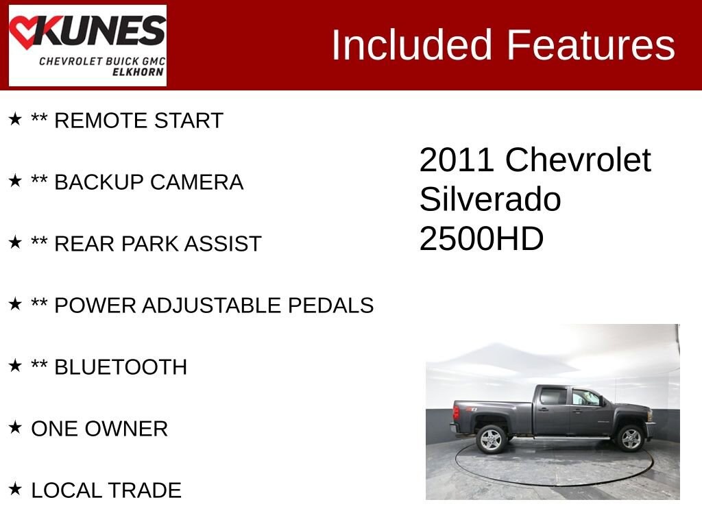 Used 2011 Chevrolet Silverado 2500 HD LT Truck